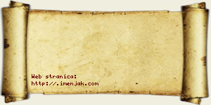 Žanka Aćimović vizit kartica